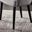 Ricky 6 Person Dining set - a Rectangular Wooden Dining Table with Metal Legs and a Set of 6 Quilted Velvet Dining Chairs for Dining Room - Modern Dining Table Set-651752958-651752929