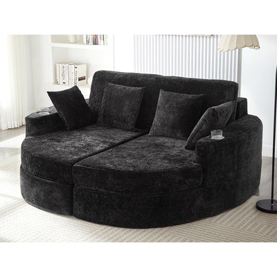 Chaise longue rembourrée