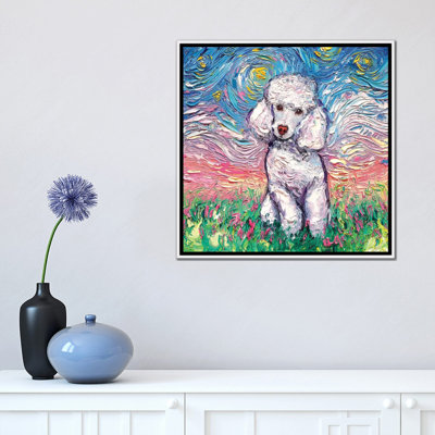" White Poodle Night " by Aja Trier