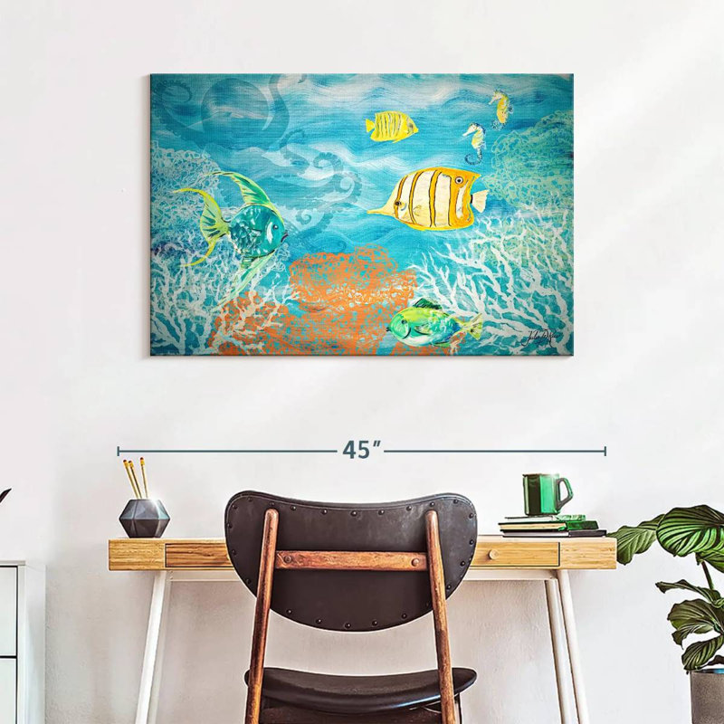 Brampt Fish Under The Sea, 26" H x 39" W