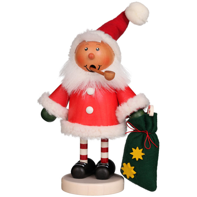 Santa with Sack Smoker Incense Holder