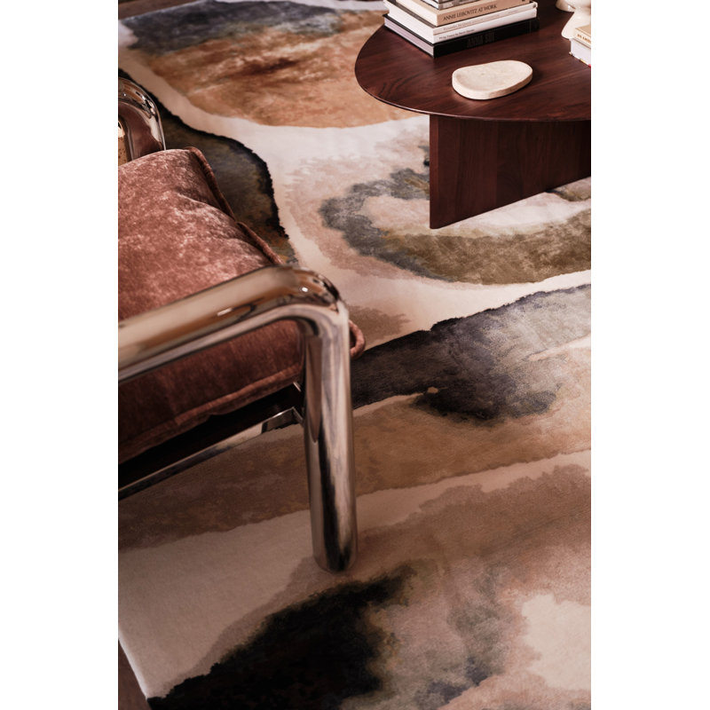 Kali Umber Area Rug, Rectangle 5' x 7'6"