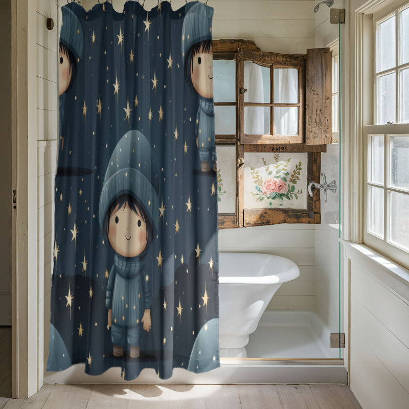 Christmas Eve - Premium Shower Curtain, 74"H x 71"W