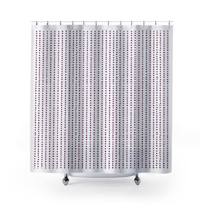 Thora Dots Mid-Century Shower Curtain