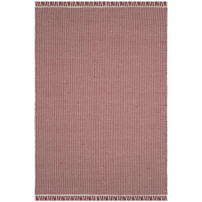 Tapis géométrique en coton tissé à la main Melaina