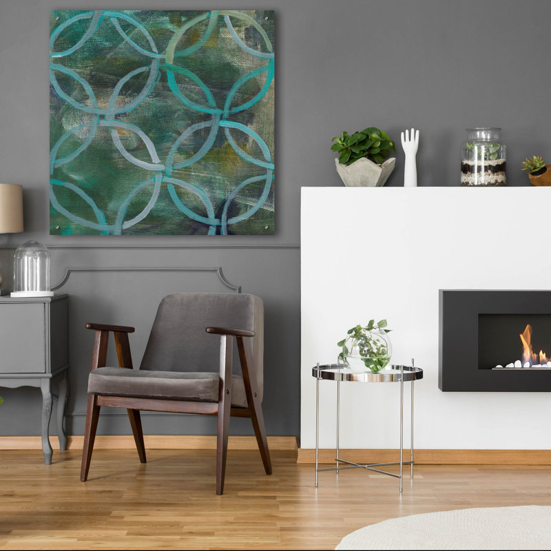 «Tile Element 3» par Danhui Nai, art mural en verre acrylique, H 36 po x l 36 po x P 0,2 po