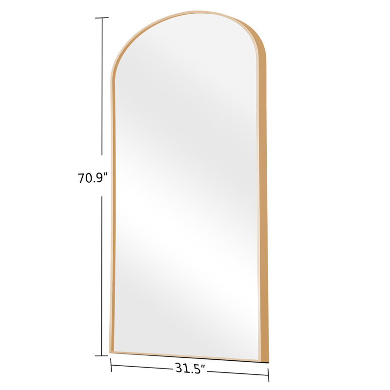 Miroir de salle de bain surdimensionné, Or