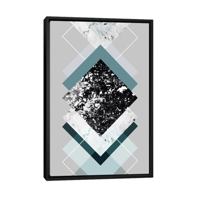 « geometric textures viii » par mareike böhmer, impression sur toile tendue