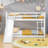 Haiven Full over Full Wood Standard Bunk Bed with Slide-1310508660