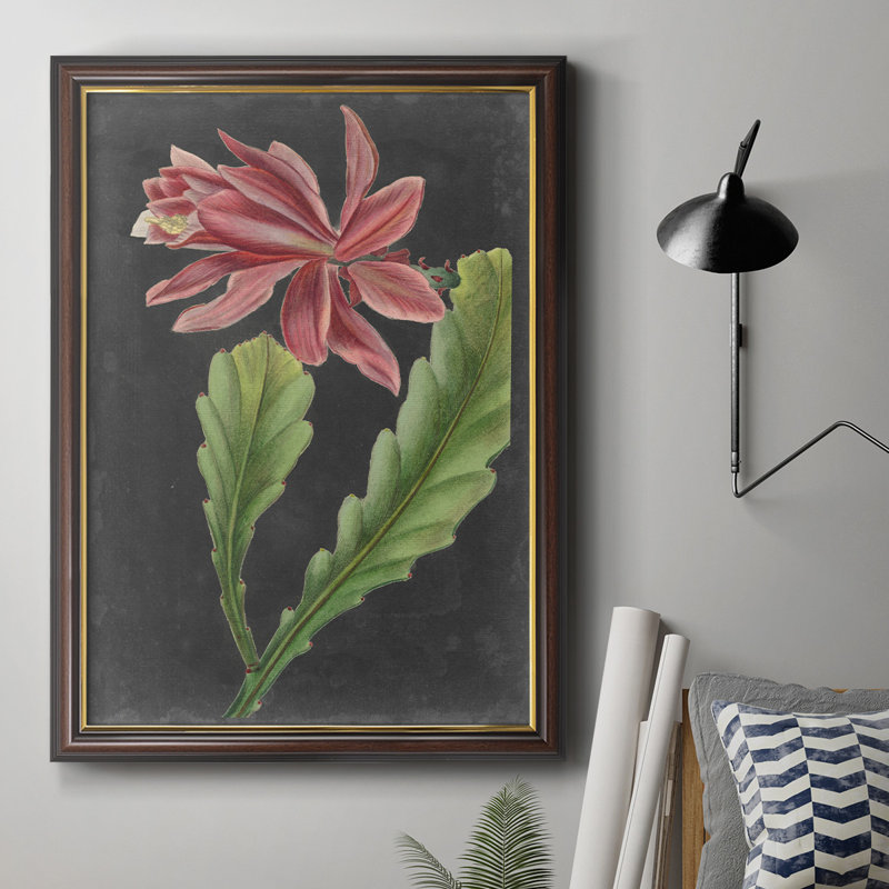 Toile encadrée de qualité supérieure «Dramatic Tropicals I» - prête à être accrochée, H 20 po x l 16 po x P 1 po