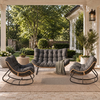 Chaise berçante d'extérieur Munnsville