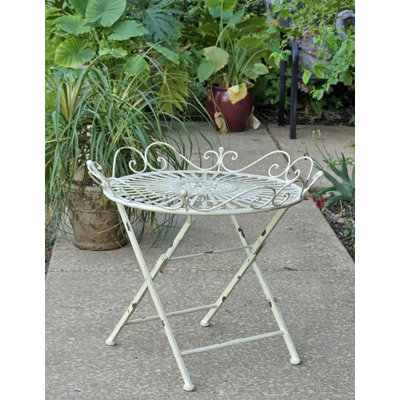 Stephania Outdoor Metal Folding Table