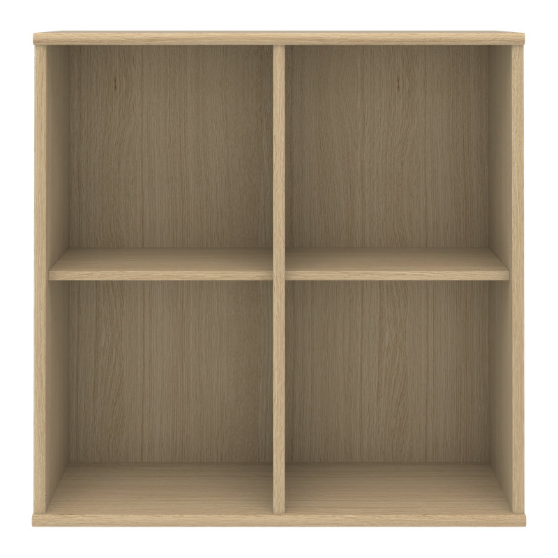 Mistral 70cm H x 70cm W Cube Bookcase, Oak