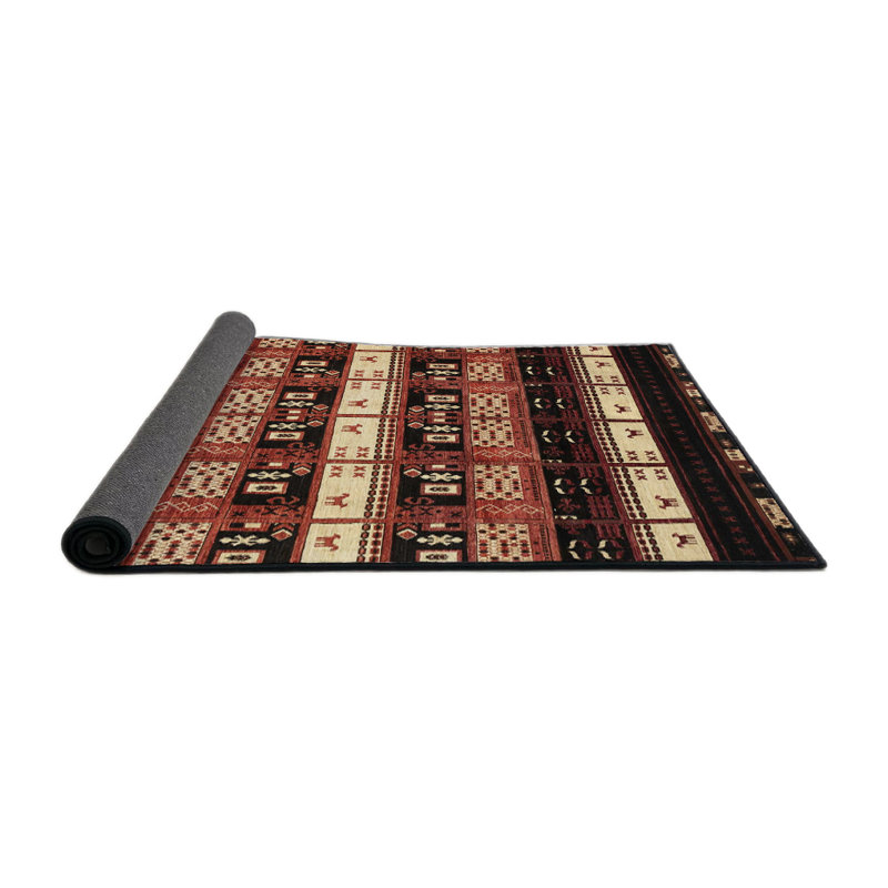 Tapis abstrait moderne 1807, Rond 8 pi