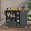 129 cm W Kitchen Island with Top