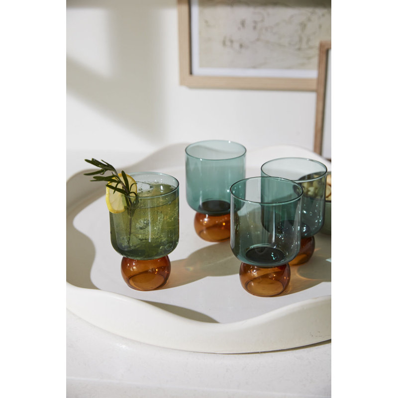 Verres Yanely 3,25 po x 4,75 po, Turquoise