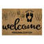 Tapis d'entrée antidérapant Denel Barefeet Welcome 27 po x 18 po-487012489
