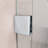 48 in. W x 58 in. H Hinged Semi-Frameless Tub Door with Header and Clear Glass