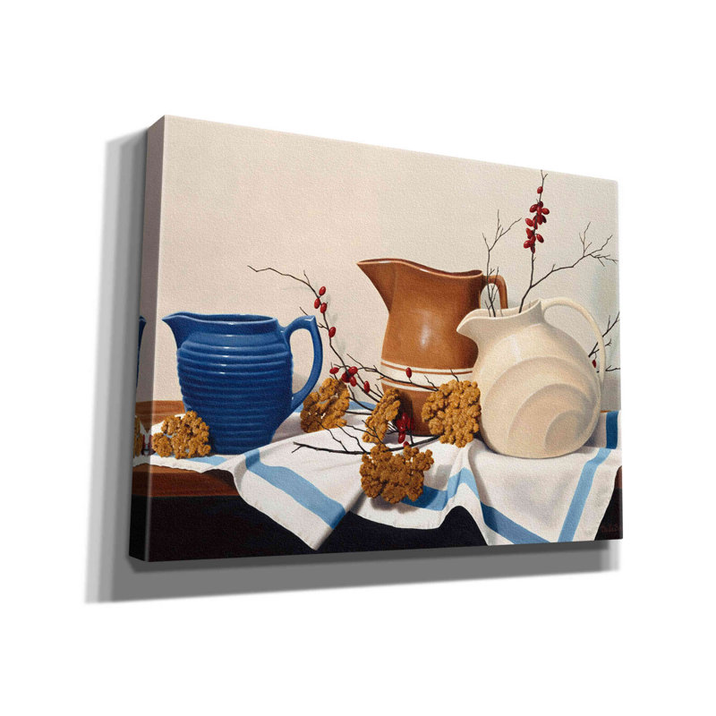 «Athalene Pitcher Perfect on Canvas» par Cecile Baird, reproduction, H 12 po x l 16 po x P 0,75 po