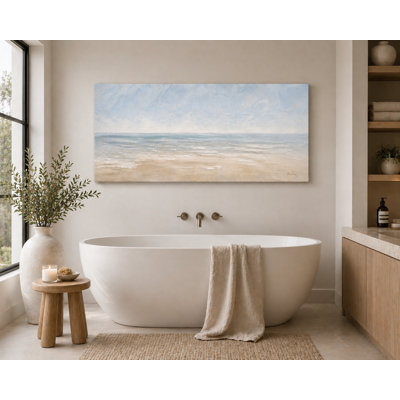Coastal Horizon Wrapped Canvas Wall Art