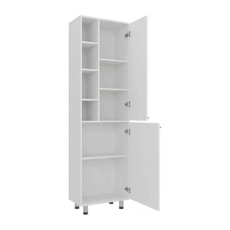 Armoire de cuisine Shiffock, blanc