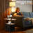 Floor Lamp With Table & 2 Drawers End Table With 3 Colour Temperature Reading Light Side Table Lamp With USB & Type C & AC Charging Port