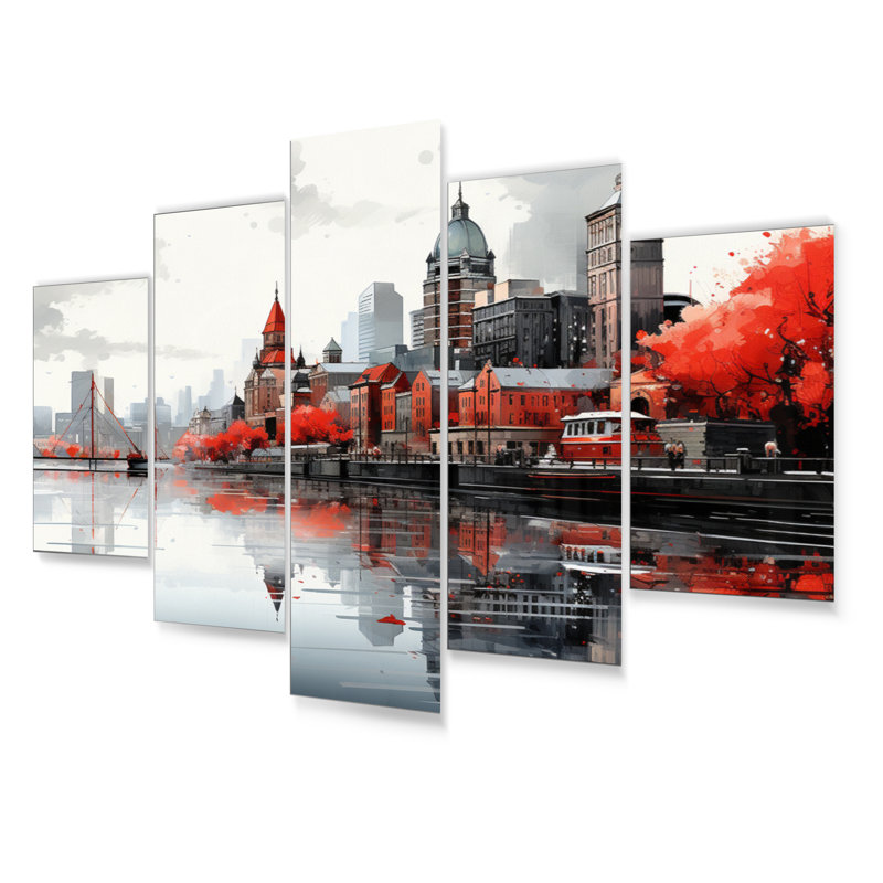 Canada Urban Reflections II Cities & Countries Wall Decor