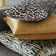 Animal Print Rayon/Viscose Reversible Throw Pillow