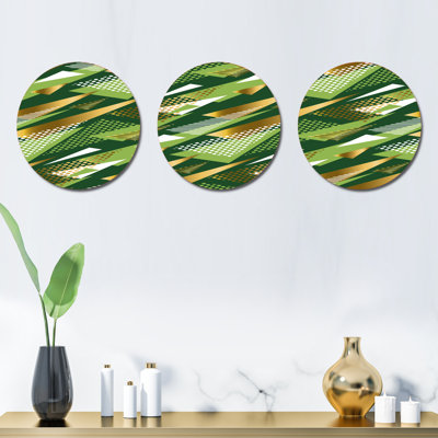 Abstract Wall Decor on Metal