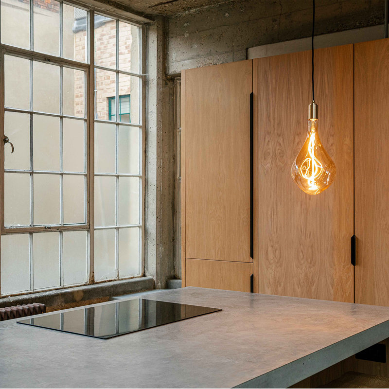 Voronoi III 1 - Light Pendant, Brass