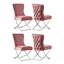 Yvelines Modern Velvet Dining Chairs - Ergonomic Velvet Upholstered Back with Stainless Steel Frame - Side Chair for Kitchen Living Room Dining Room-710523946-699648832