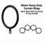 Iron 4 cm Curtain Rings-1664535729