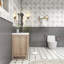 Meuble-lavabo double 59 po avec plateau en acrylique Cabazon-1301732888