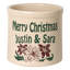 Personalized Poinsettia Ceramic Pot Planter-1752239062