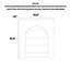 French-style glass fireplace cabinet-240038715