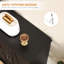 Armoire à café, buffet avec portes de grange, tablette réglable