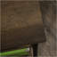 Bureau en L, finition brune