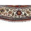 Hand Knotted Wool Oriental Area Rug in Red/Ivory/Black/Blue