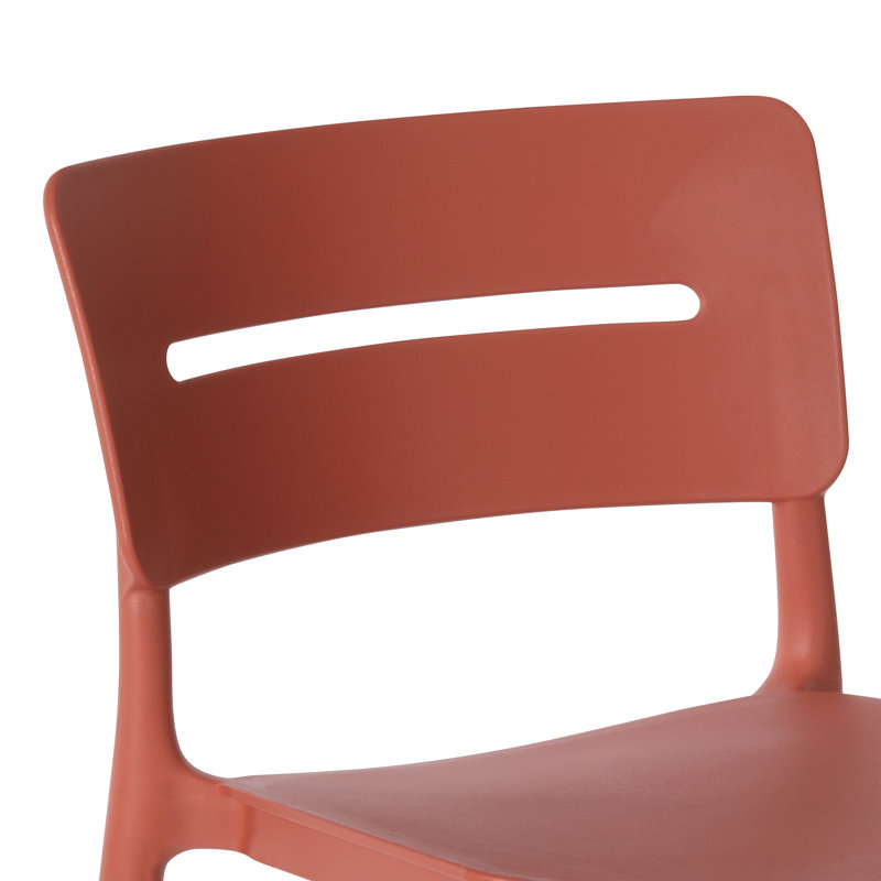 2-Person Outdoor Round Dining Set Bar Height, Red