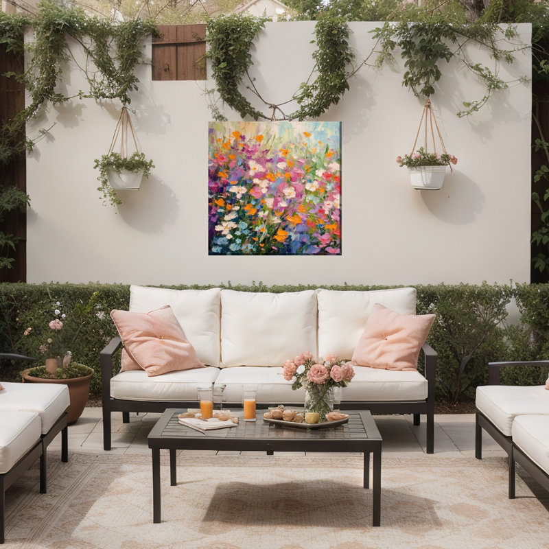 Décoration murale d'extérieur confettis toutes saisons