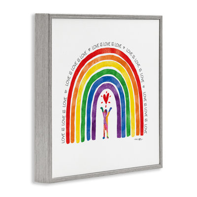 «Love Is Love Pride Inclusivité», estampe numérique, conception de Tim Coffey