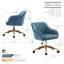 Hykkon Jace Velvet Office Chair-675351590