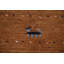 Tapis brun brun à motif tribal Gabbeh