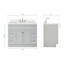 Ensemble de meuble-lavabo simple 43 po Hamlet-60199466
