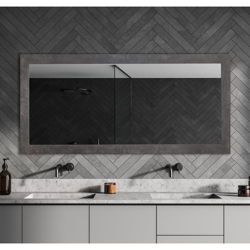 Taliska Engineered Wood Flat Wall Mirror, 33" x 66"