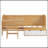 Wooden Daybed With Storage Shelves And Lockers, Multi-Functional Bed With Study Desk And Matching Stool, Natural