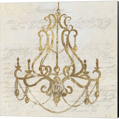 Lustre doré par Aimee Wilson, art sur toile (ensemble de 2)