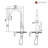 Mondawe Pull Down Kitchen Faucet-72651093
