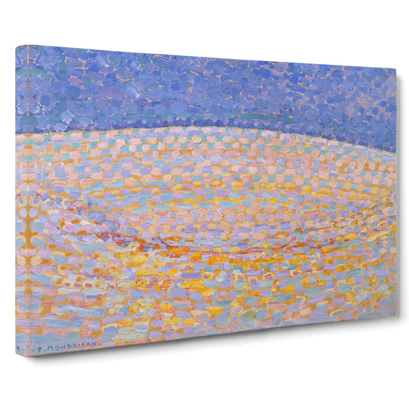 Dune Iii by Piet Mondrian - Wrapped Canvas Painting, 35cm H x 50cm W x 3cm D