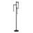 71.5" Rotating Arms Metal Floor Lamp